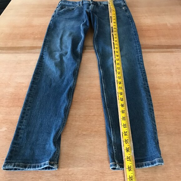 Everlane Uniform The Slim Jeans Men 29x30 Blue Low Rise Dark Wash Stretch 17097 - Picture 2 of 12